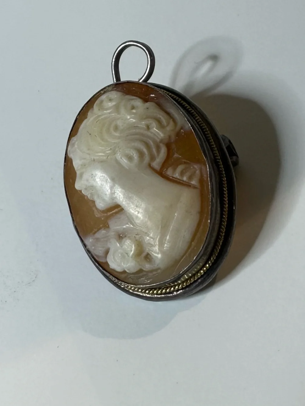 Vintage cameo pin/pendant